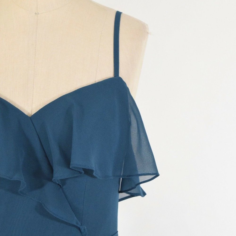 Azazie Jade Green Bridesmaid's Dress Gem